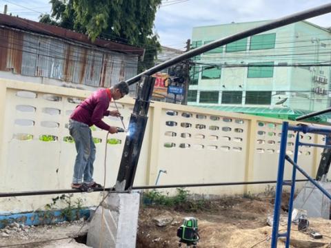 จัดสร้างที่จอดรถยนต์/รถมอเตอร์ไซค์ คลินิกแพทย์แผนไทย