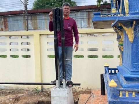 จัดสร้างที่จอดรถยนต์/รถมอเตอร์ไซค์ คลินิกแพทย์แผนไทย