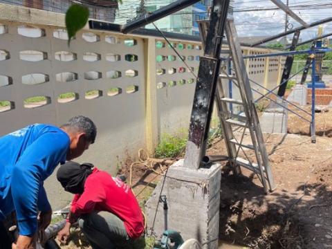 จัดสร้างที่จอดรถยนต์/รถมอเตอร์ไซค์ คลินิกแพทย์แผนไทย