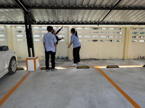 จัดสร้างที่จอดรถยนต์/รถมอเตอร์ไซค์ คลินิกแพทย์แผนไทย