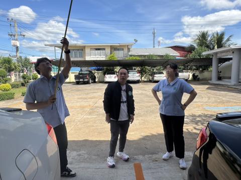 จัดสร้างที่จอดรถยนต์/รถมอเตอร์ไซค์ คลินิกแพทย์แผนไทย