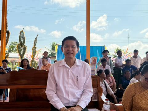 ร่วมเป็นเจ้าภาพทอดผ้าป่าสามัคคี ฉลองโดม "หลวงปู่บุญทัน ฐิตส