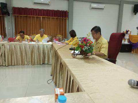 ประชุมคณะกรรมการพัฒนาเทศบาลตำบลซับสมอทอด เพื่อจัดทำร่างแผนพัฒนาท